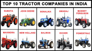 top tractors companies in india